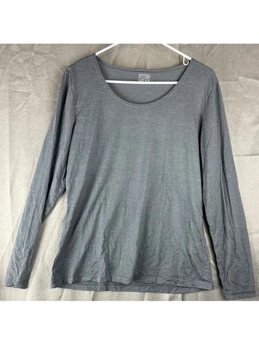 32 Degrees Heat Women’s Thermal Base Layer Top XL Scoop Neck Long Sleeve Shirt